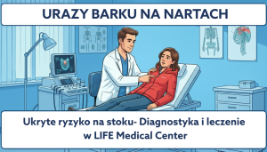 Urazy barku na nartach Warszawa | Zwichnięcie, Stożek Rotatorów | LMC