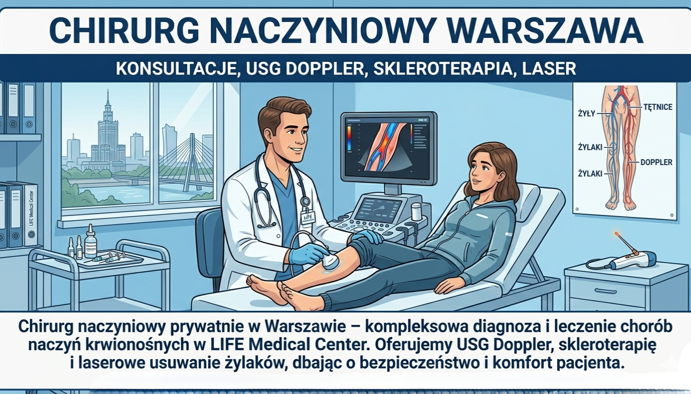 chirurg naczyniowy WARSZAWA LIFE MEDICAL CENTER