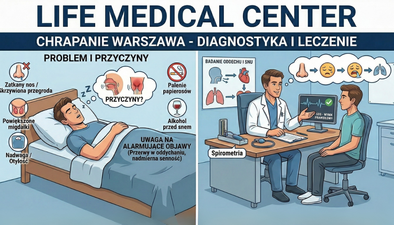 chrapanie WARSZAWA LIFE MEDICAL CENTER
