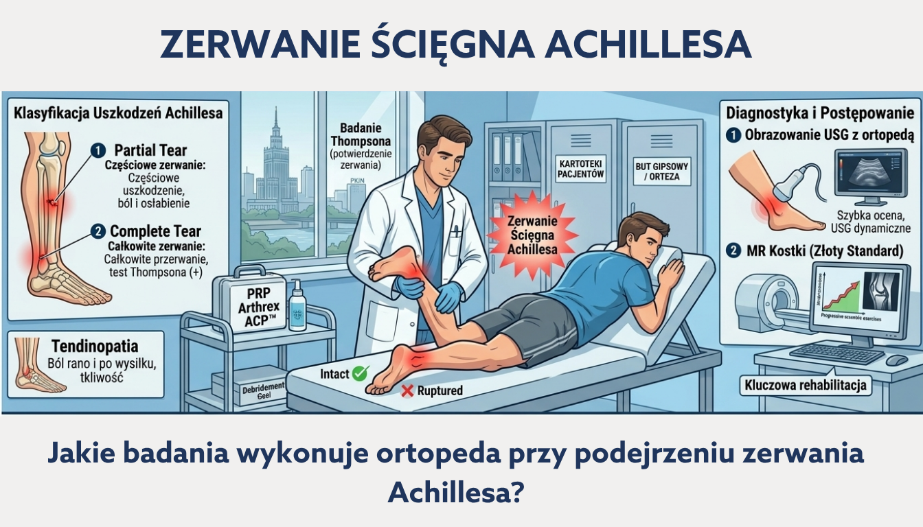 Zerwanie I zapalenie ścięgna Achillesa LIFE