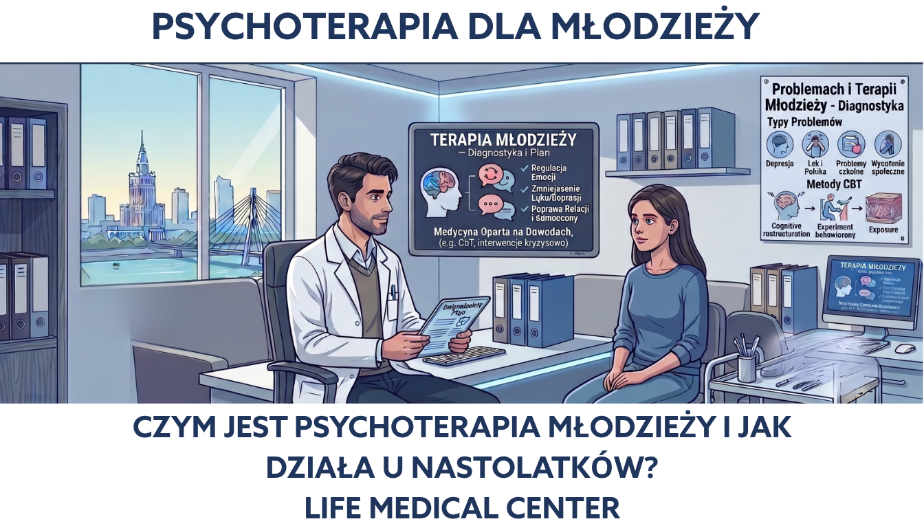 PSYCHOTERAPIA DLA MLODZIEZY WARSZAWA LIFE MEDICAL CENTER