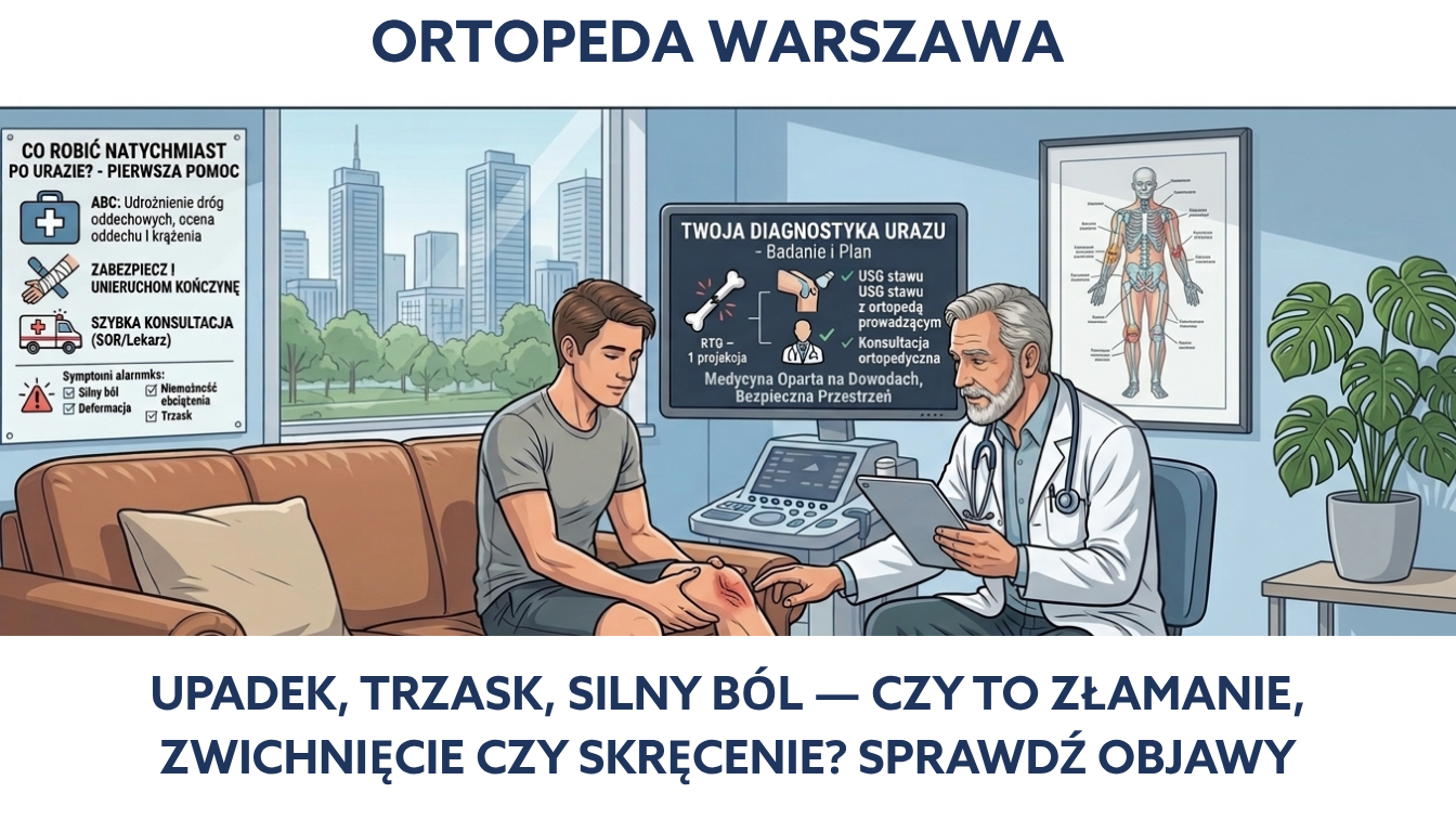 Złamanie zwichniecie warszawa ortopeda LIFE