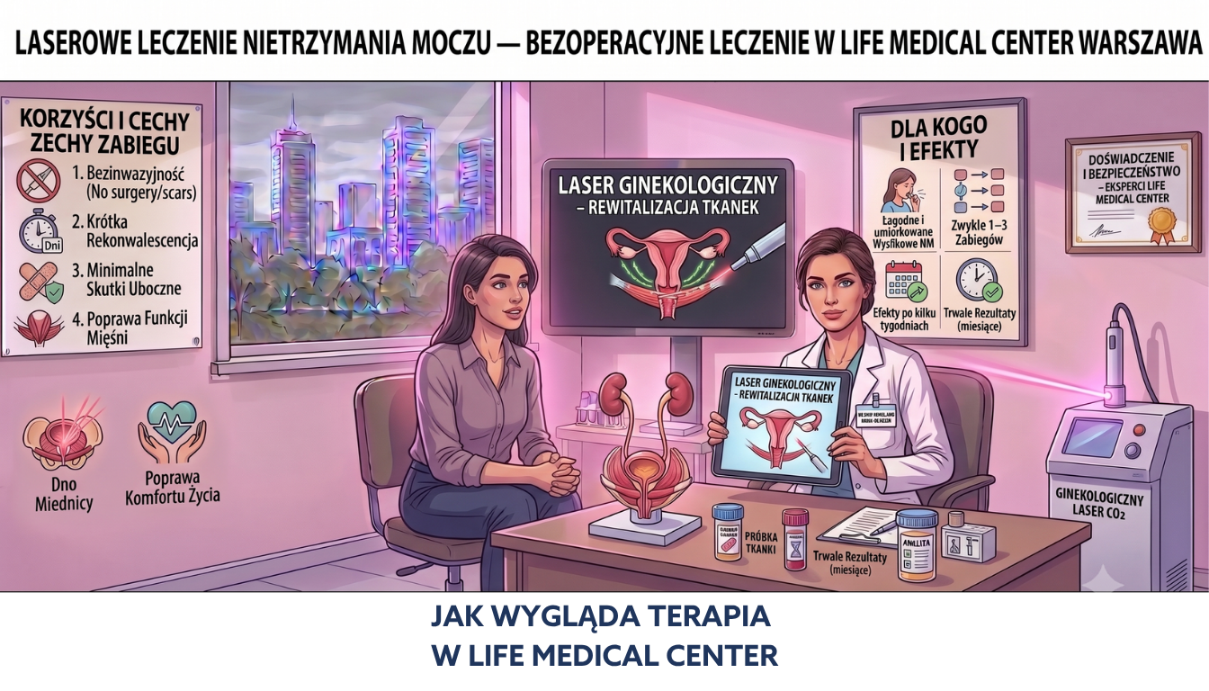 Laserowe leczenie nietrzymania moczu WARSZAWA LIFE MEDICAL CENTER (1)